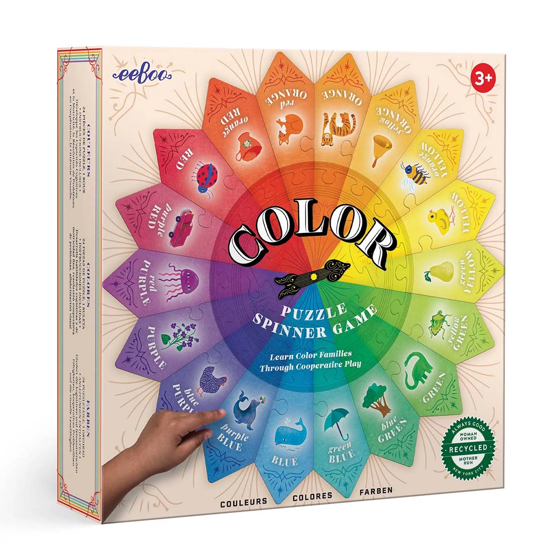 Color Puzzle Spinner Game