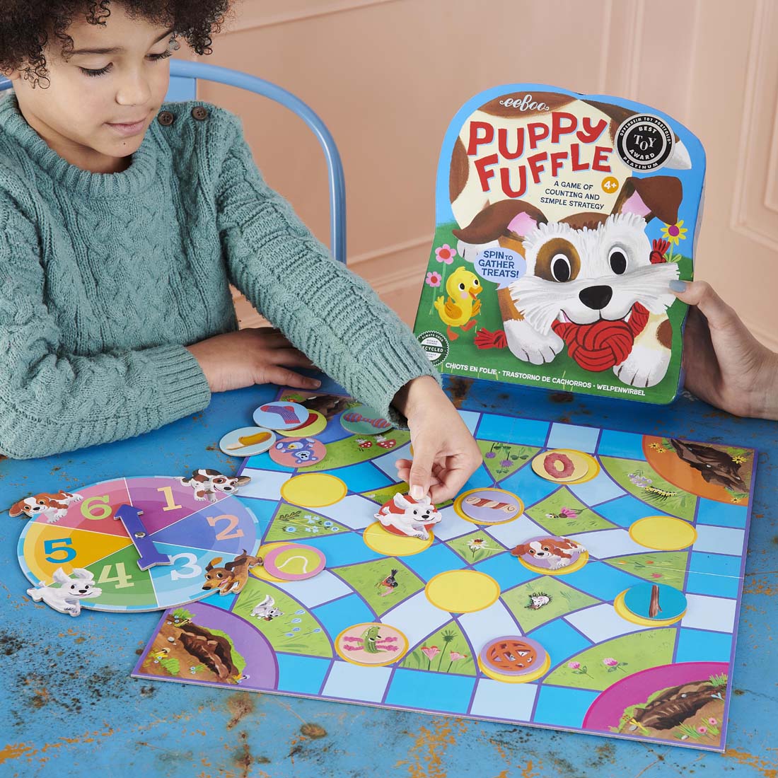 Puppy Fuffle Shaped Board Game