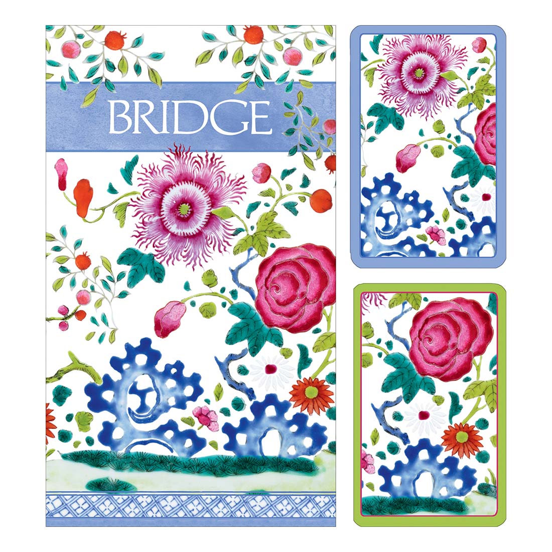 Floral Porcelain Bridge Set