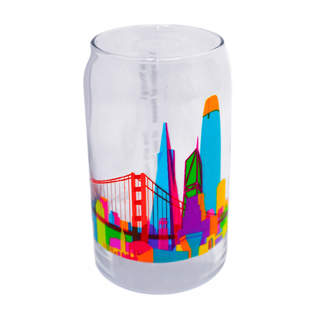San Francisco Skyline Can Glass
