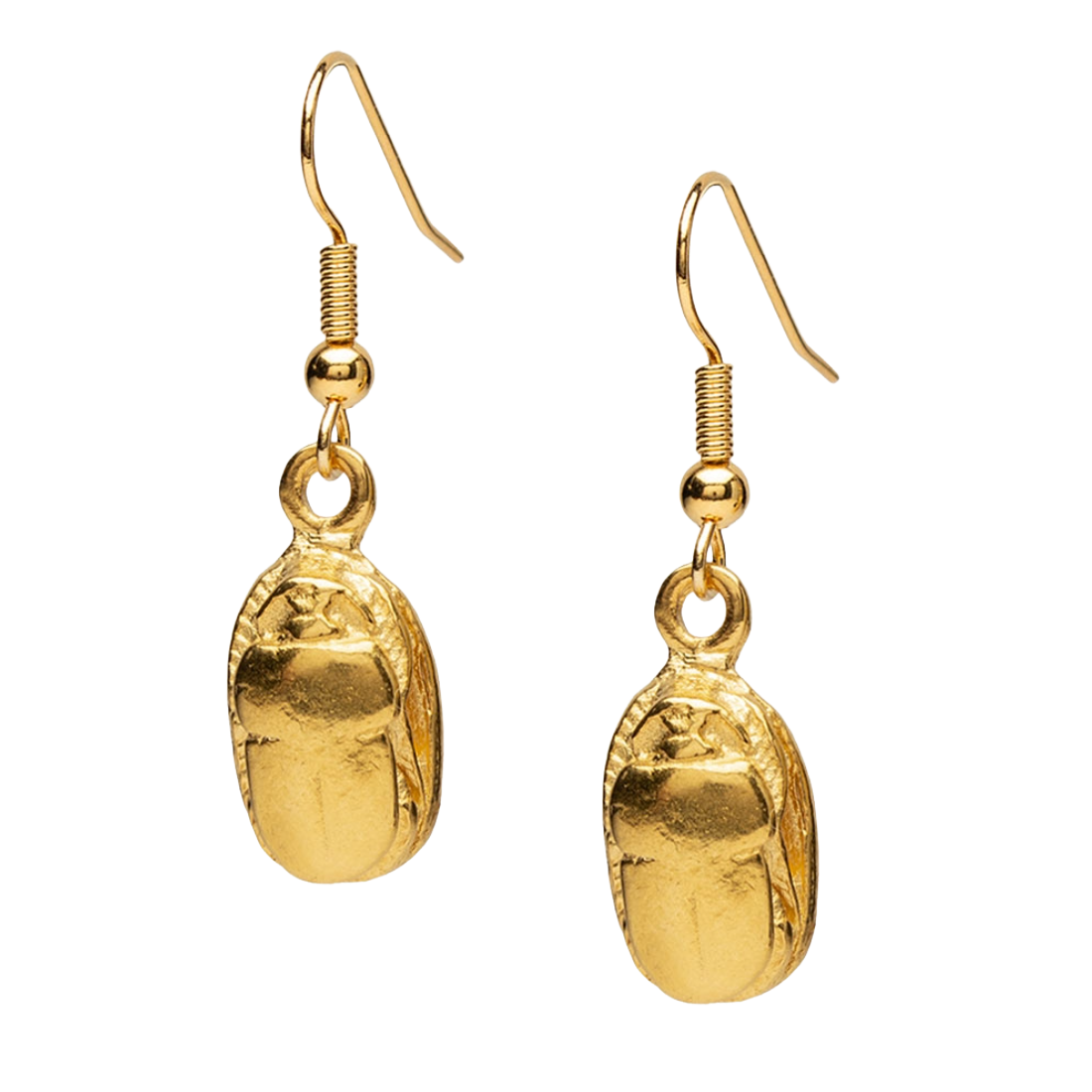 Scarab Gold Earring