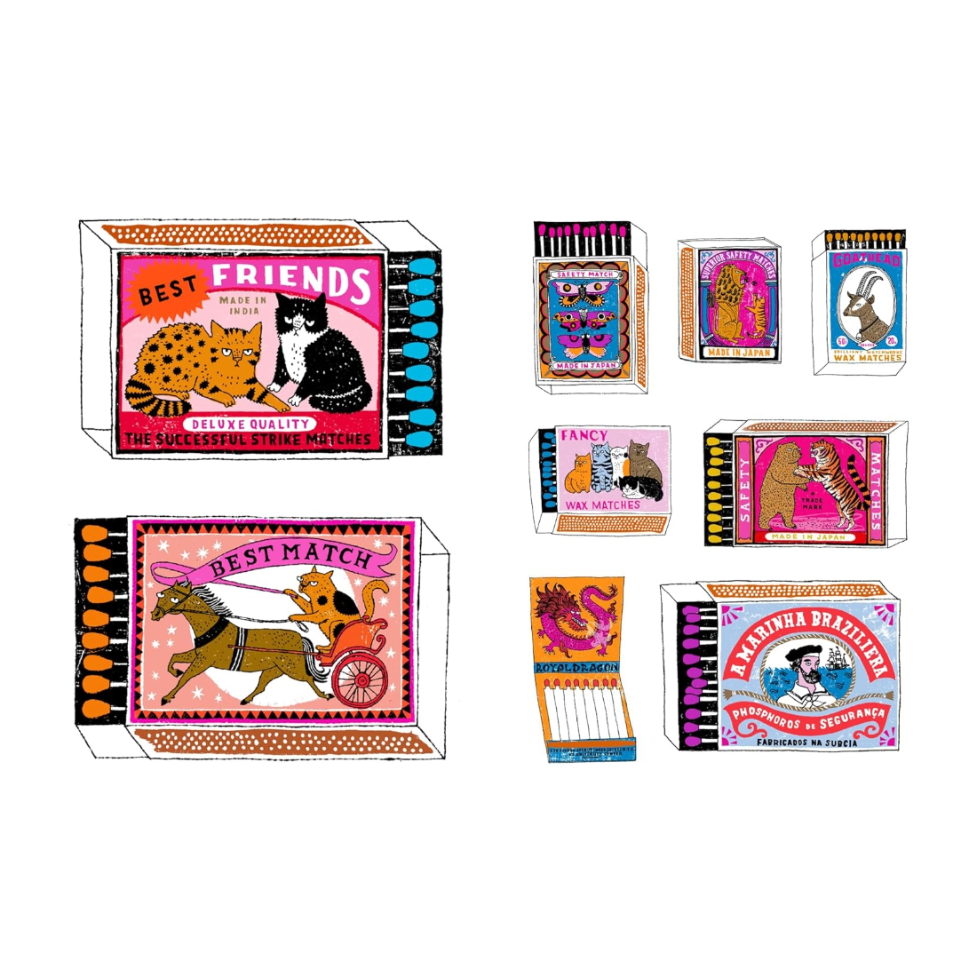 Grumpy Cats and Other Stuff: A Little Sticker Book