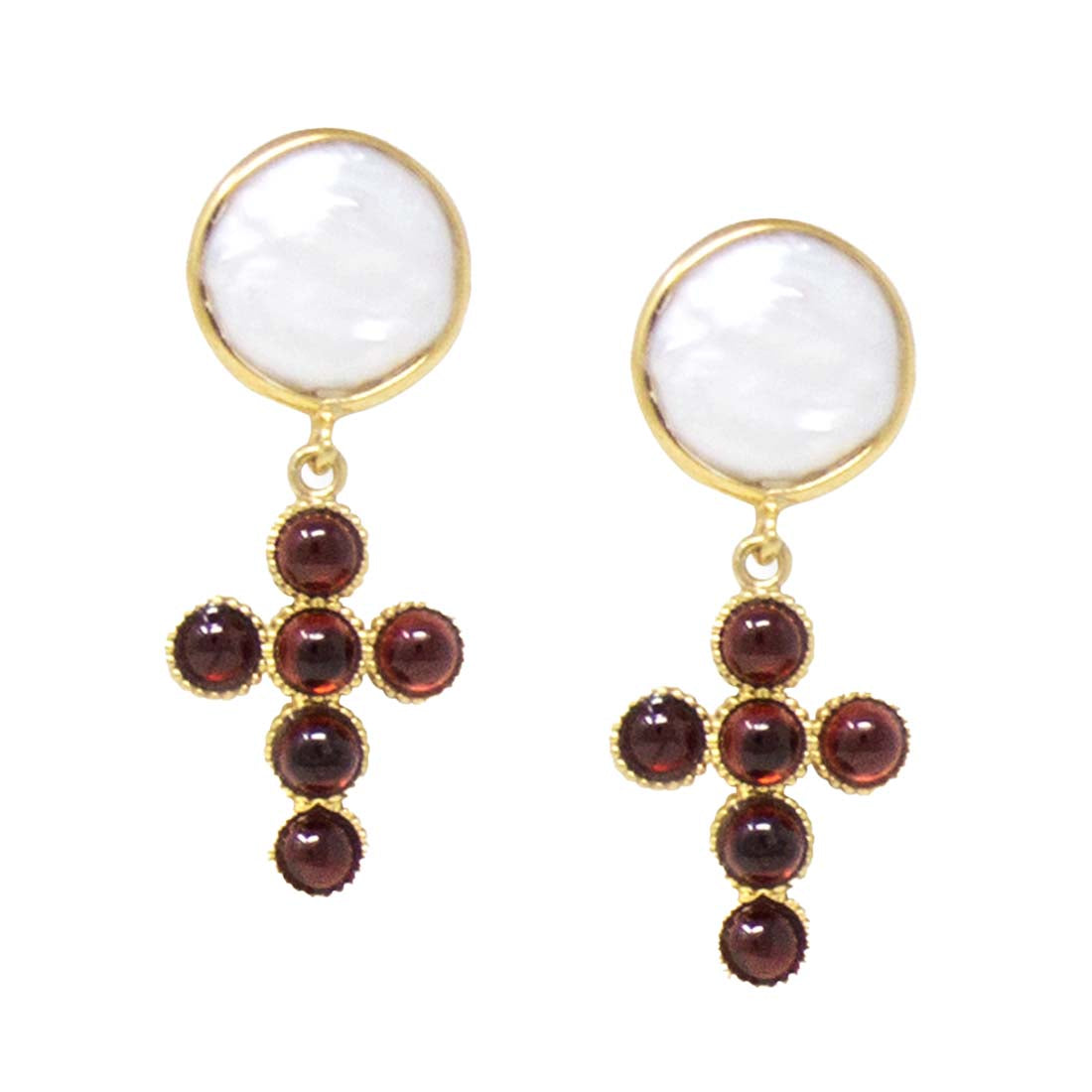 LAELIUS Antiques – Georgian Garnet Drop Earrings