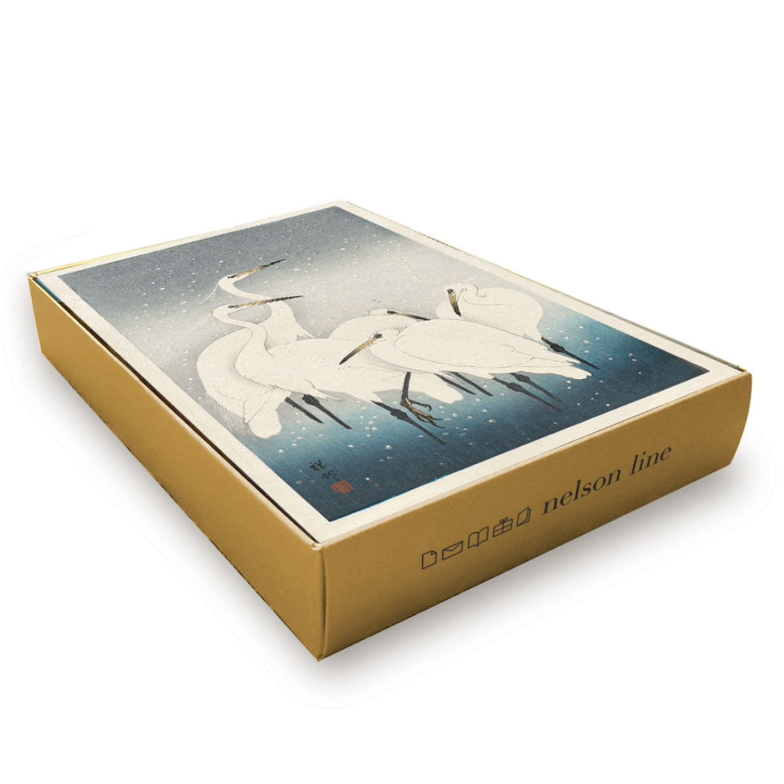 Herons in the Snow Holiday Cards