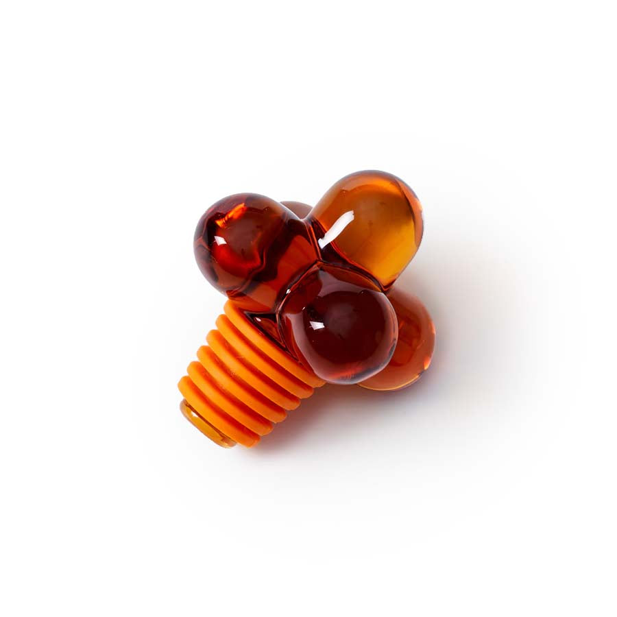 Hobknob Amber Glass Bottle Stopper