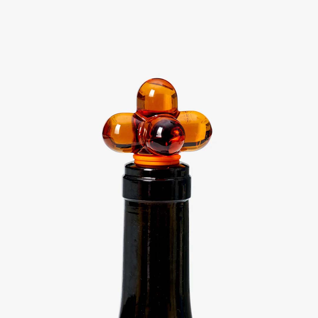 Hobknob Amber Glass Bottle Stopper