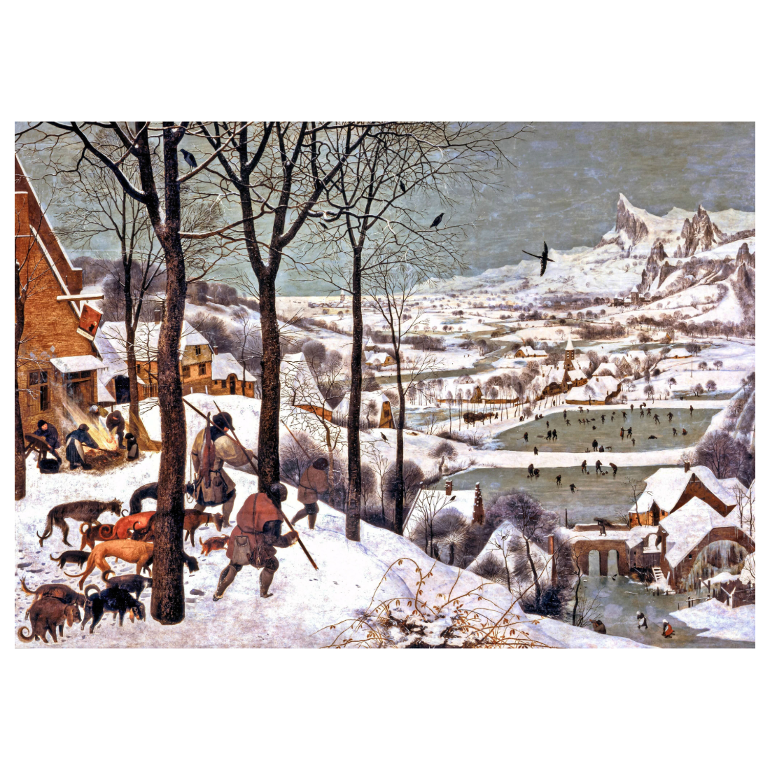 Hunters in the Snow Holiday Cards
