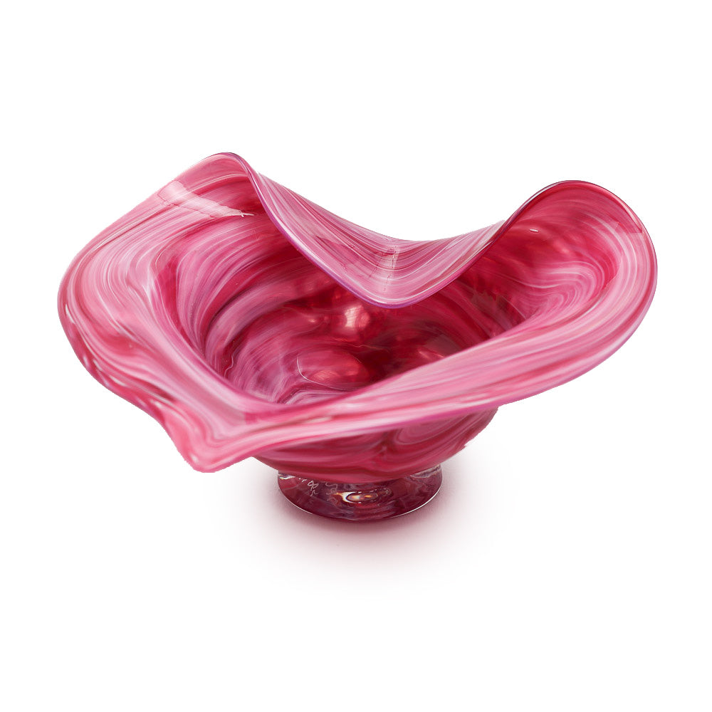 Handblown Glass Heart Bowl