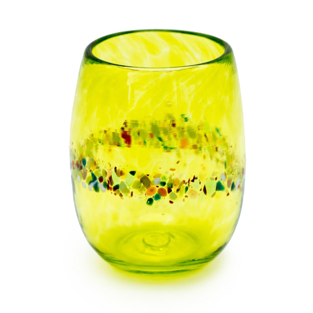 Handblown Stemless Wine Glasses