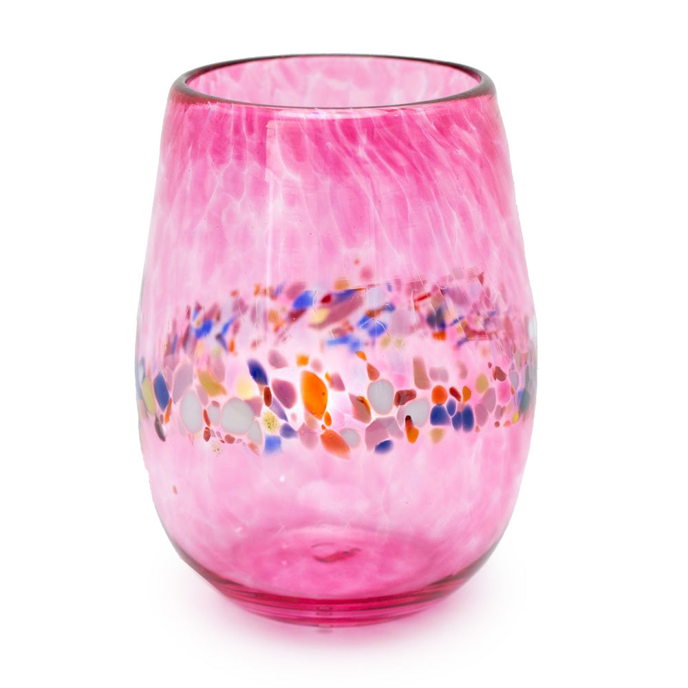 Handblown Stemless Wine Glasses