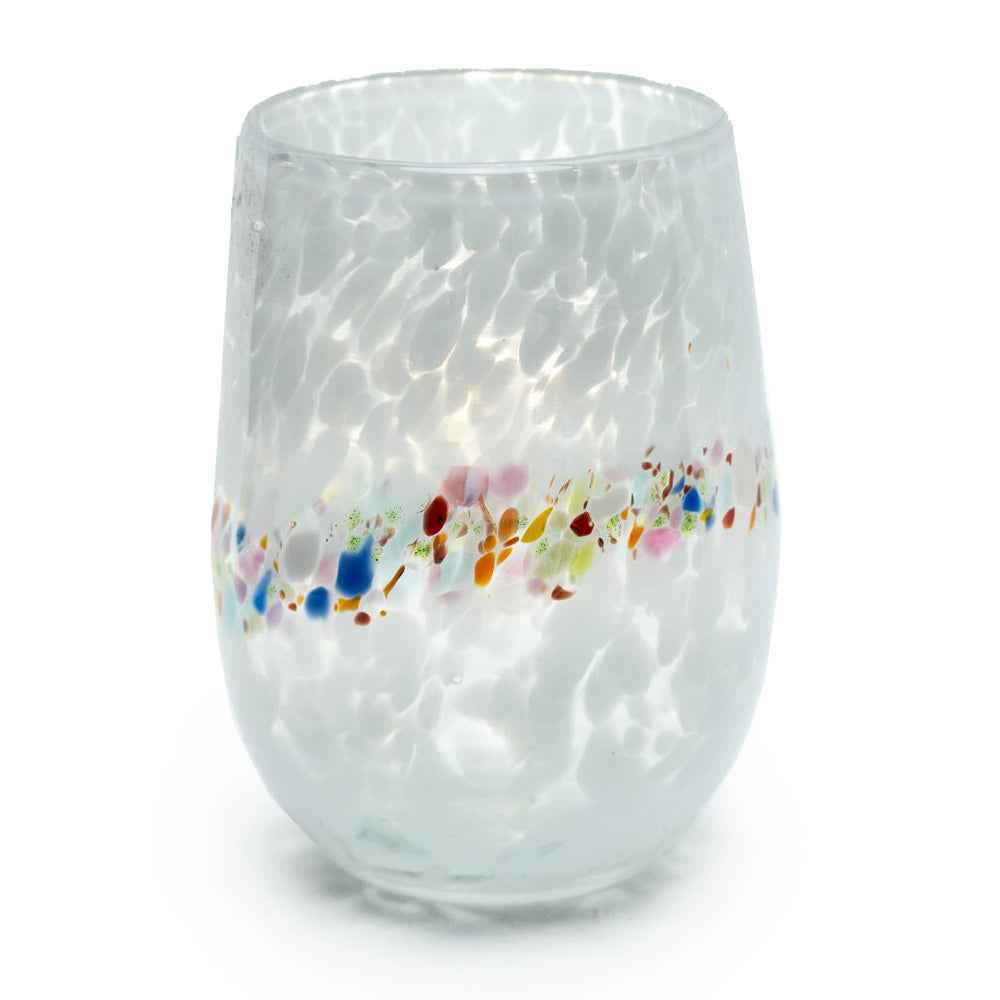 Handblown Stemless Wine Glasses