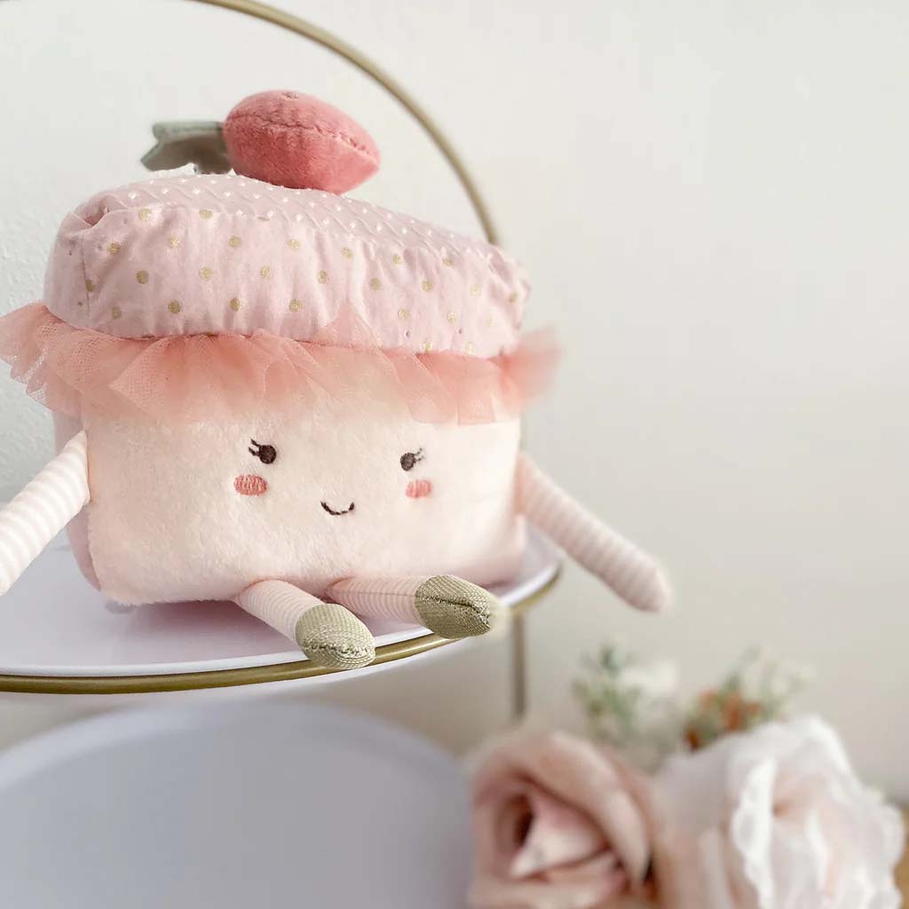 Frenchie Cake Slice Plush