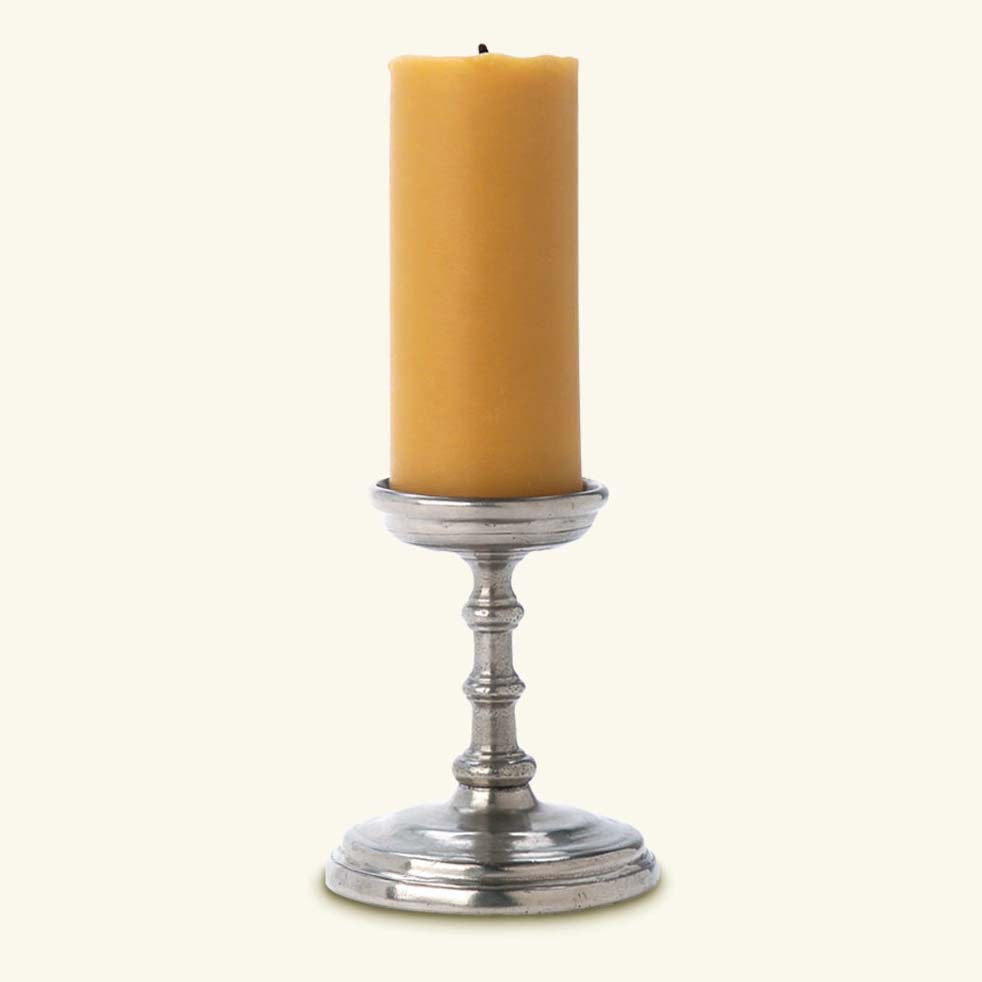 Iron Spike Pewter Candlestick