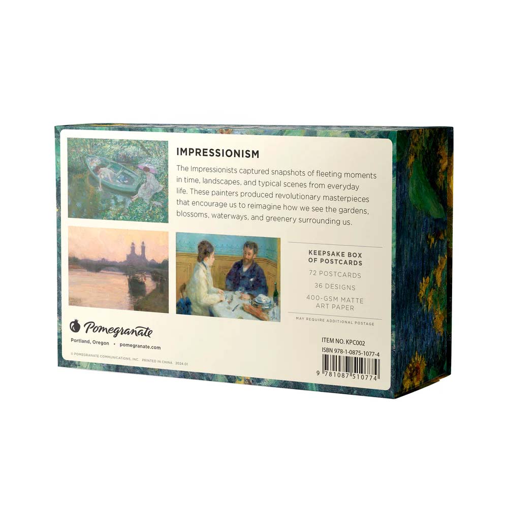 Impressionism Keepsake Boxed Postcards