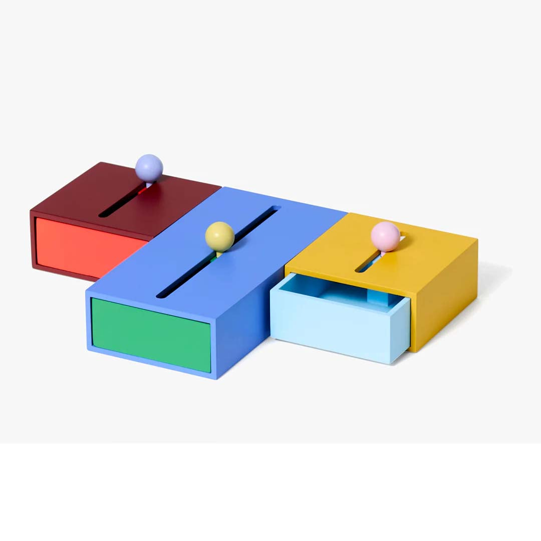 Small Red &amp; Orange Cache Box