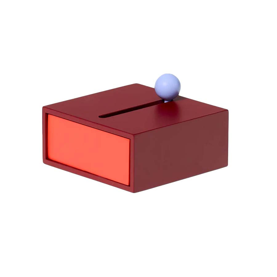 Small Red &amp; Orange Cache Box