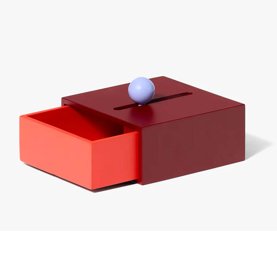 Small Red &amp; Orange Cache Box