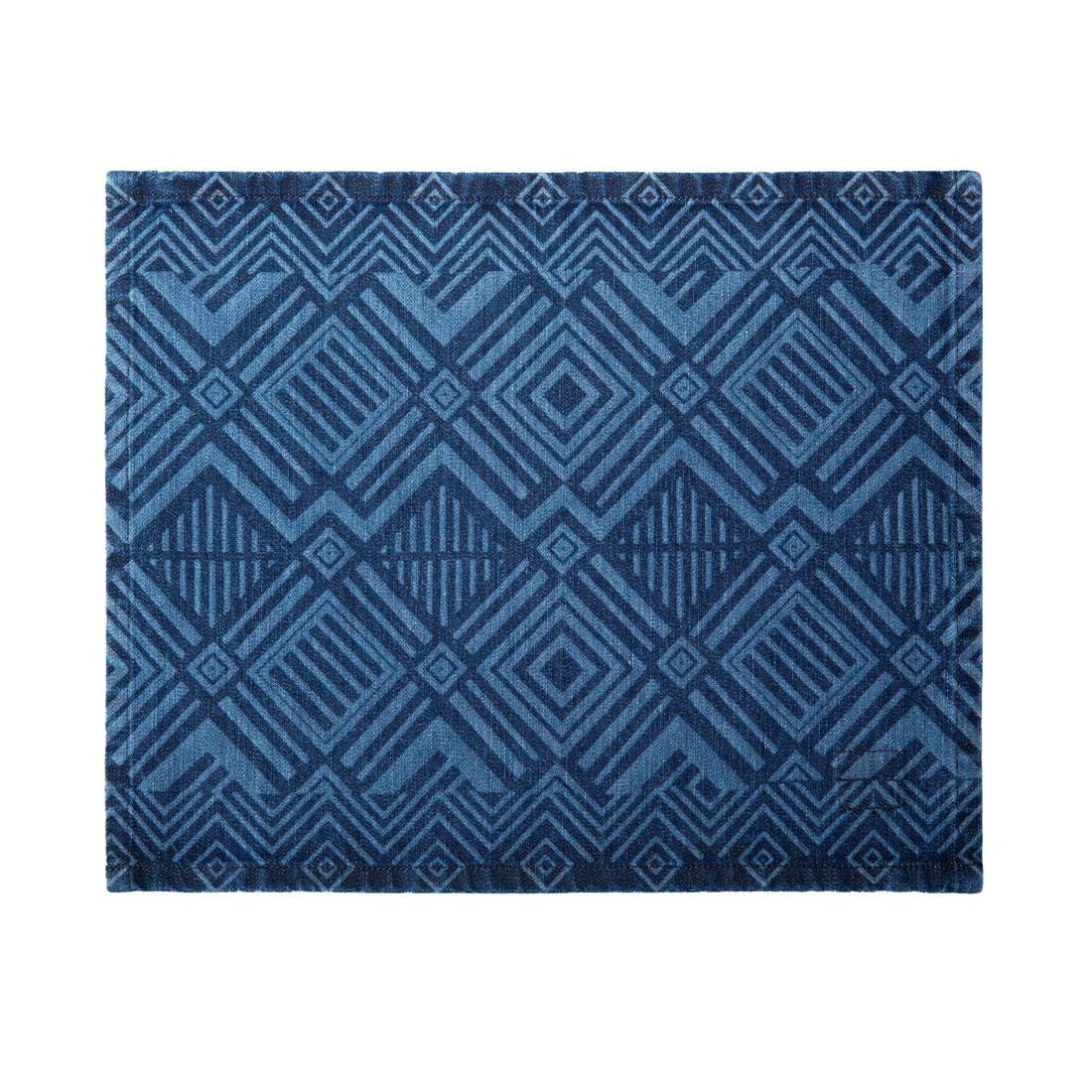 Kuba Diamond Denim Placemat