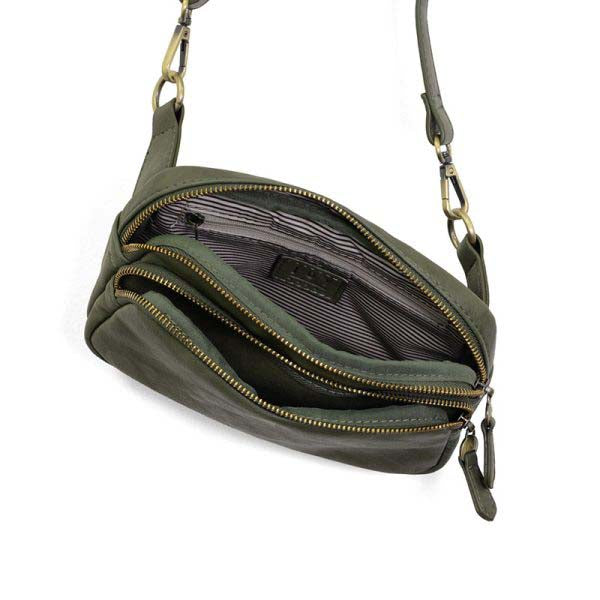 Kylie Double Zip Sling Belt Bag