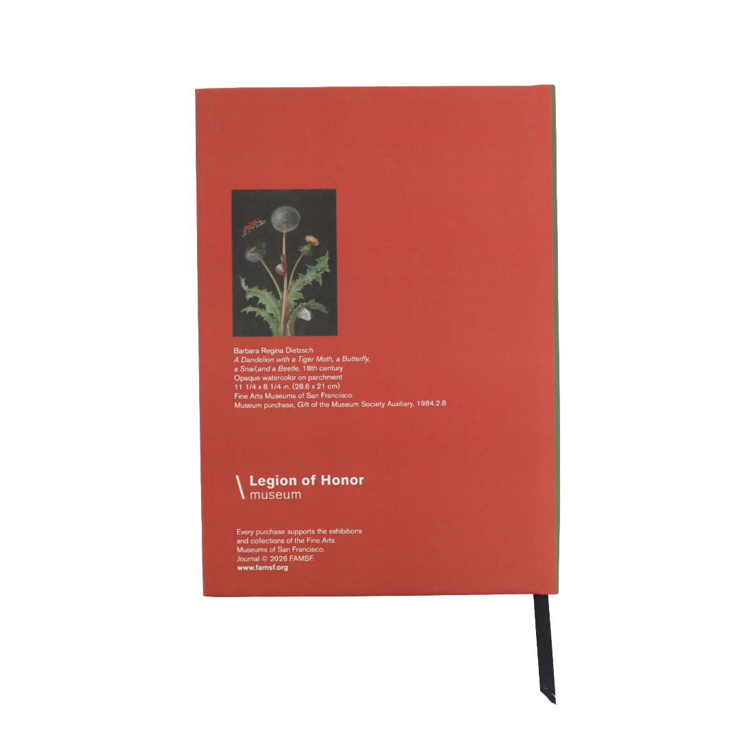 Dietzsch A Dandelion with a Tiger Moth Large Journal