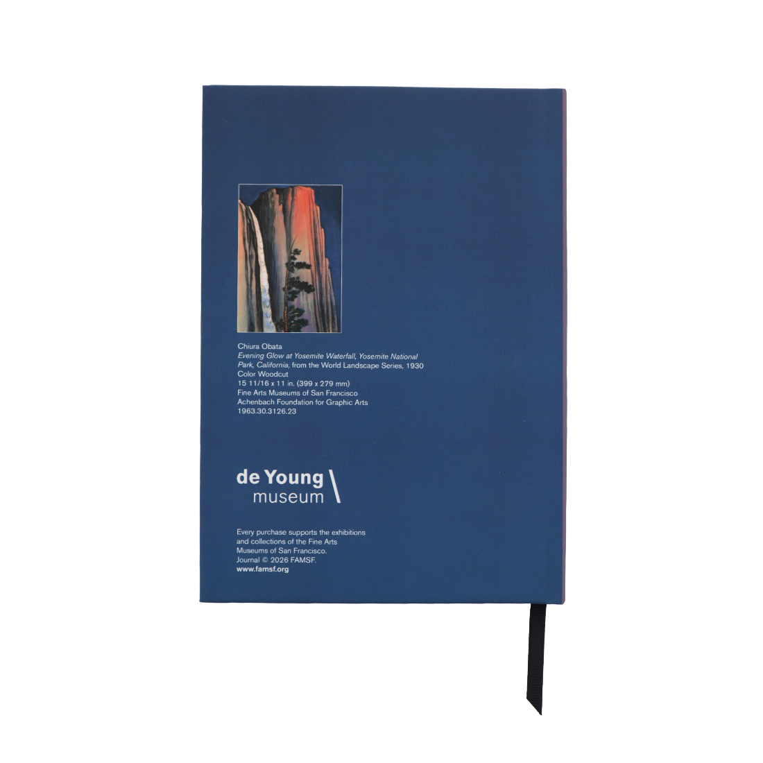 Obata Evening Glow of Yosemite Fall Large Journal