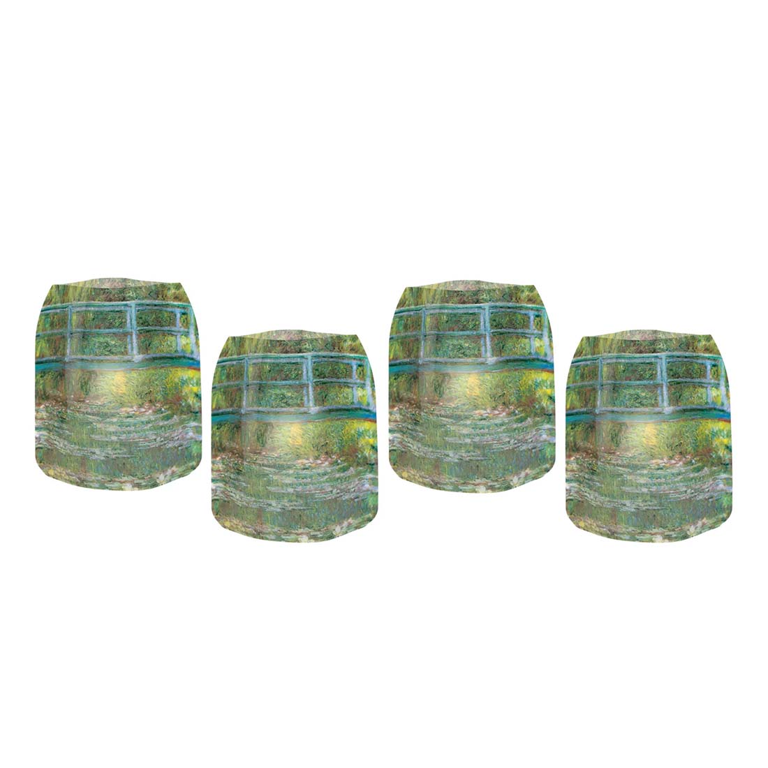 Monet Water Lily Pond Expandable Luminary Set