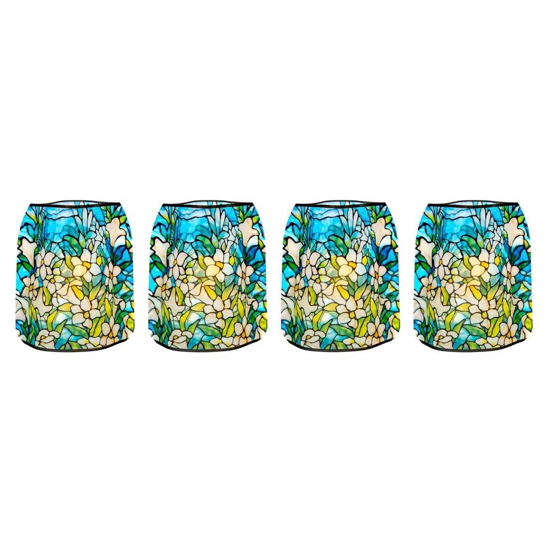 Tiffany Field of Lilies Expandable Luminary Set