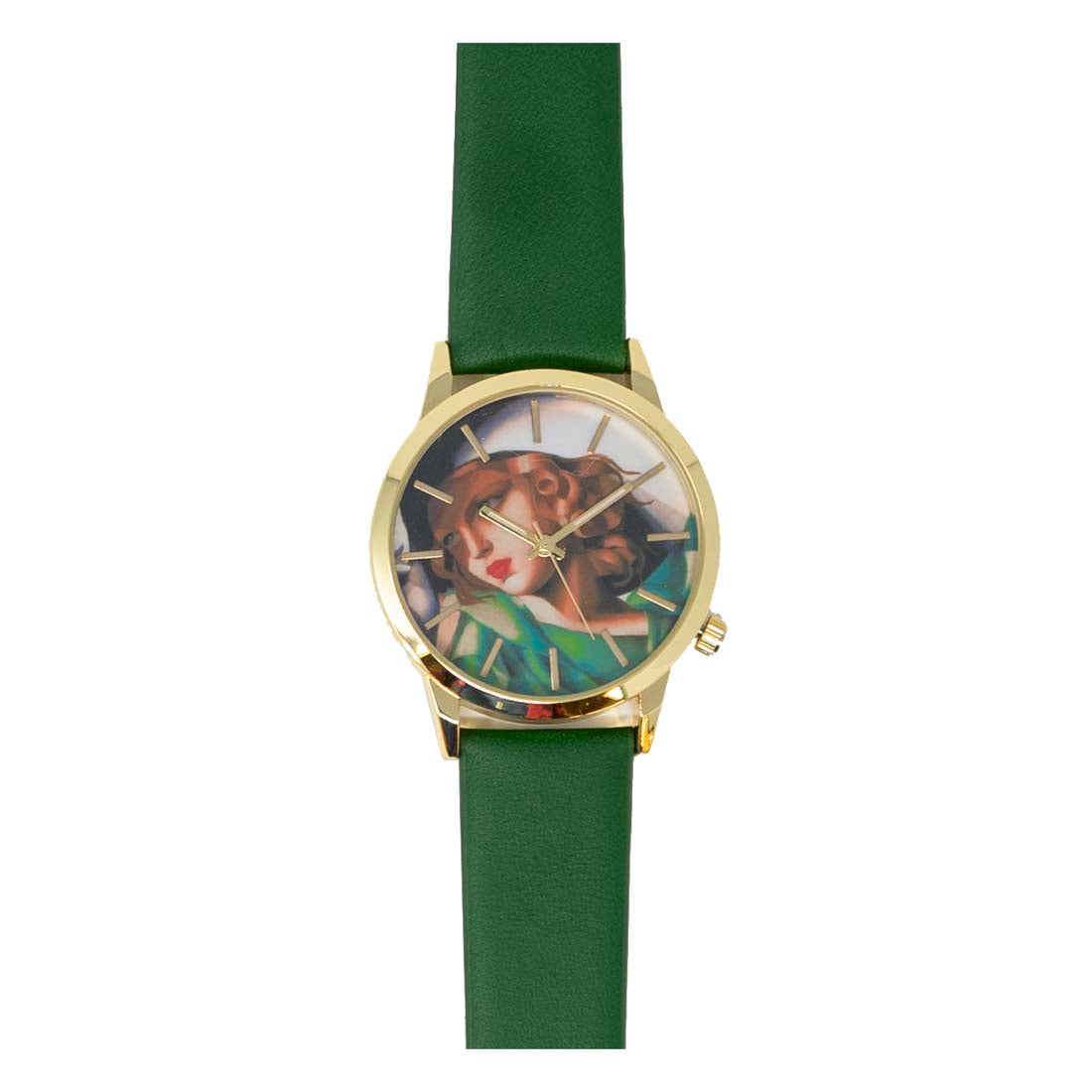 Tamara de Lempicka Young Woman in Green Wristwatch