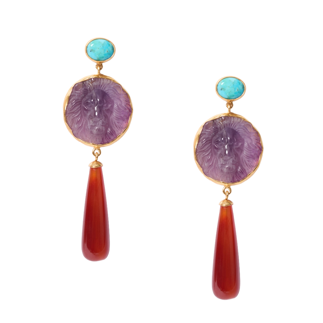 Leon Amethyst Earrings