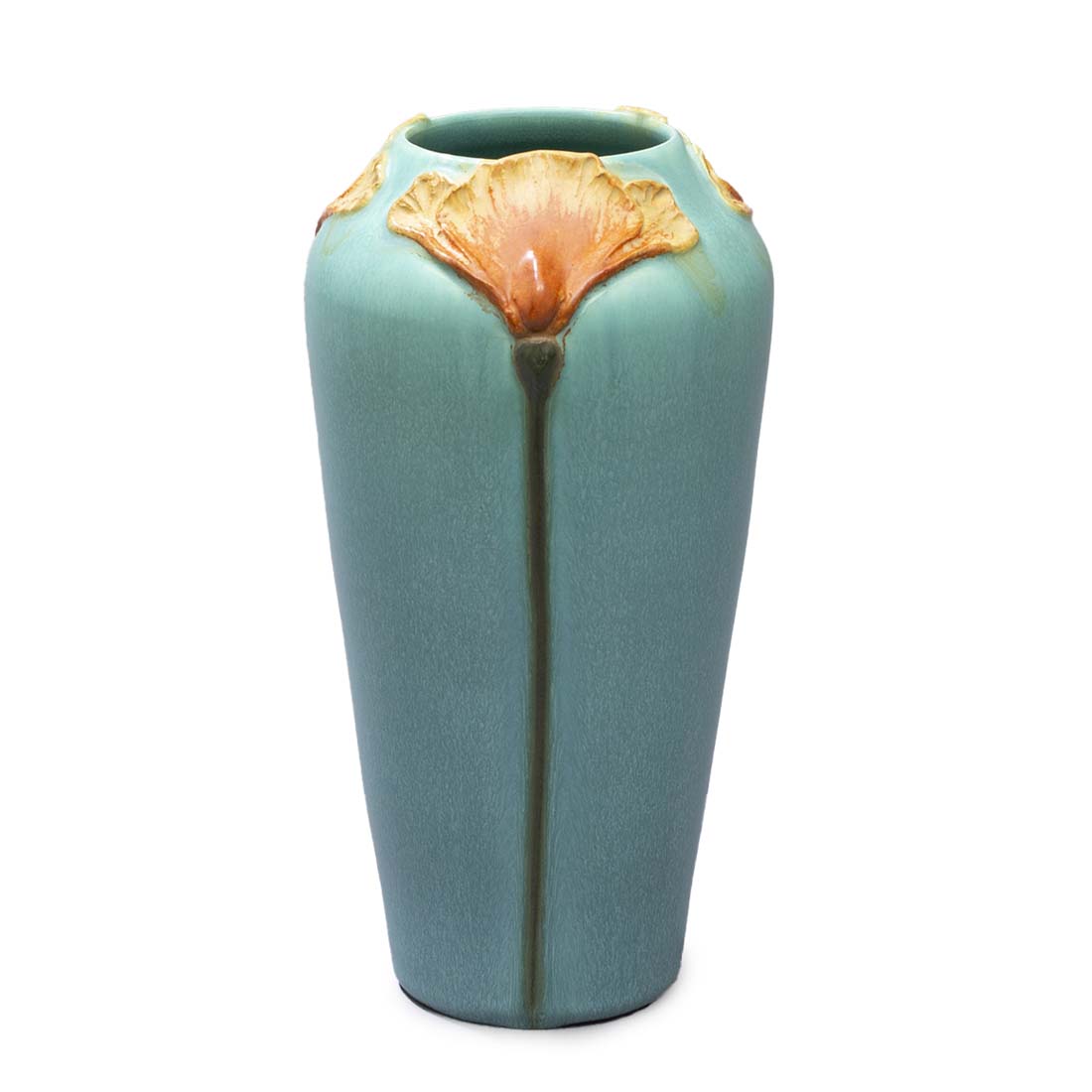 Scenic Poppy Ceramic Pottery Vase