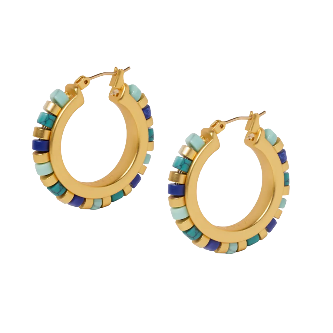 Middle Kingdom Cylindrical Bead Earrings