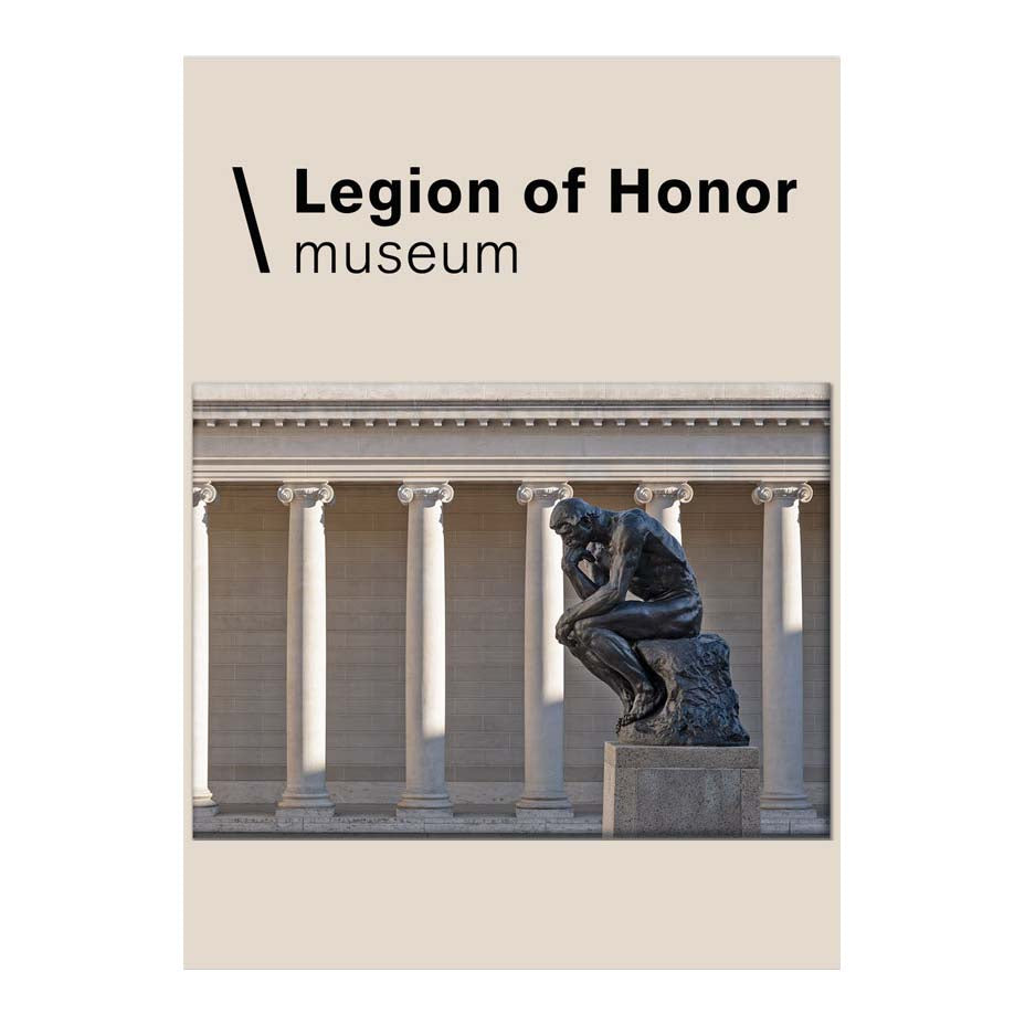 Rodin&#39;s The Thinker and the Court of Honor Columns Magnet