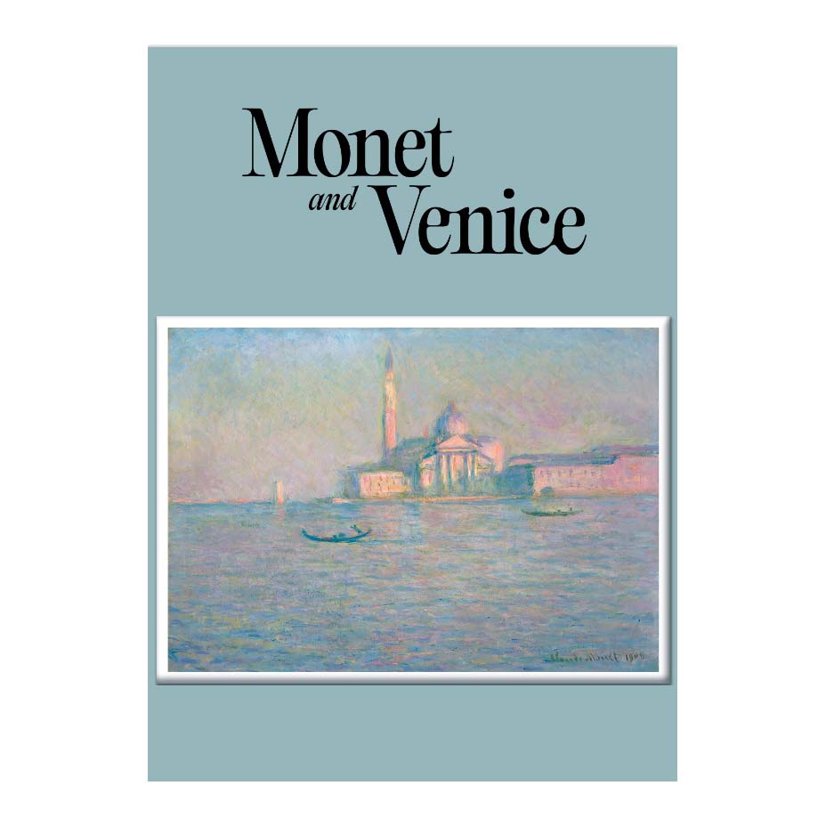 magnet 'Monet and Venice' with a painting of a Venetian scene.
