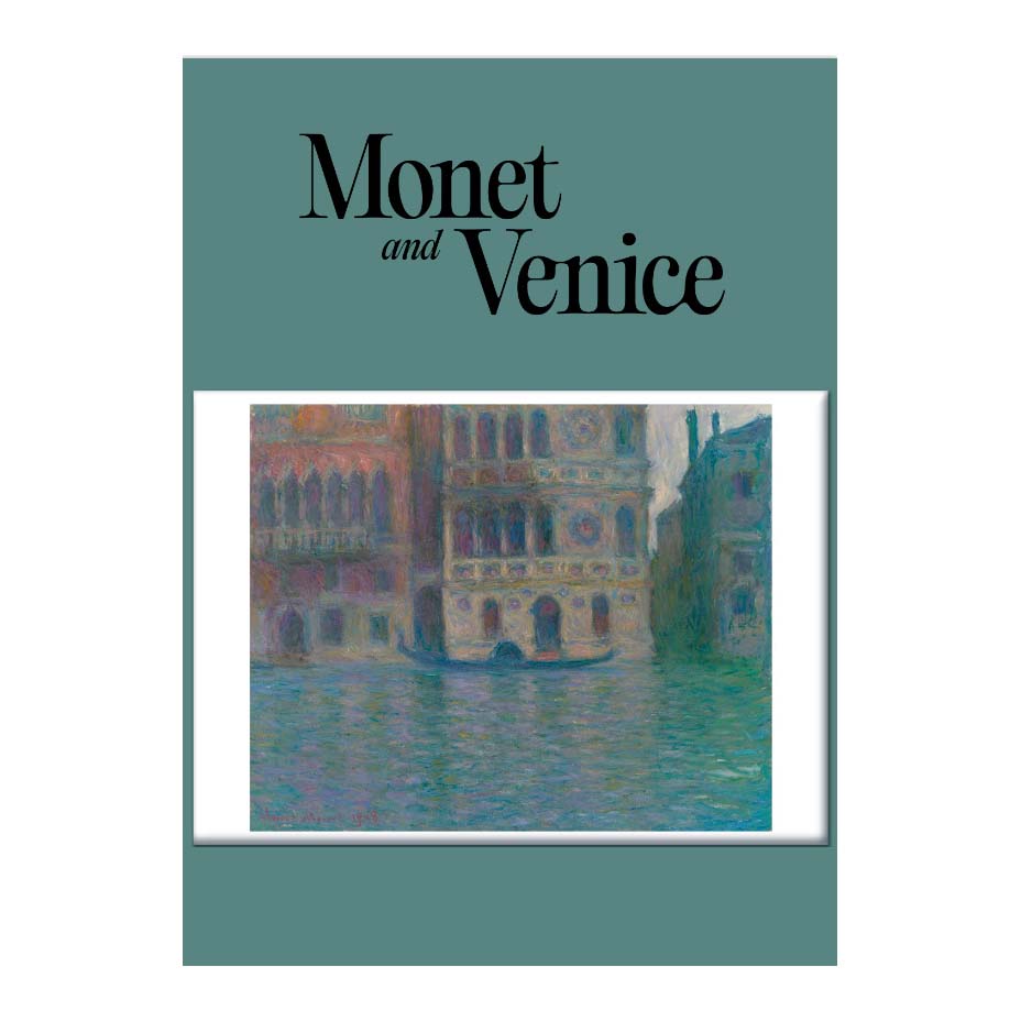 magnet 'Monet and Venice' with a painting of a Venetian canal.