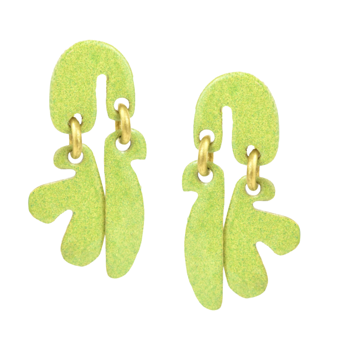 Mimosa Green Earrings