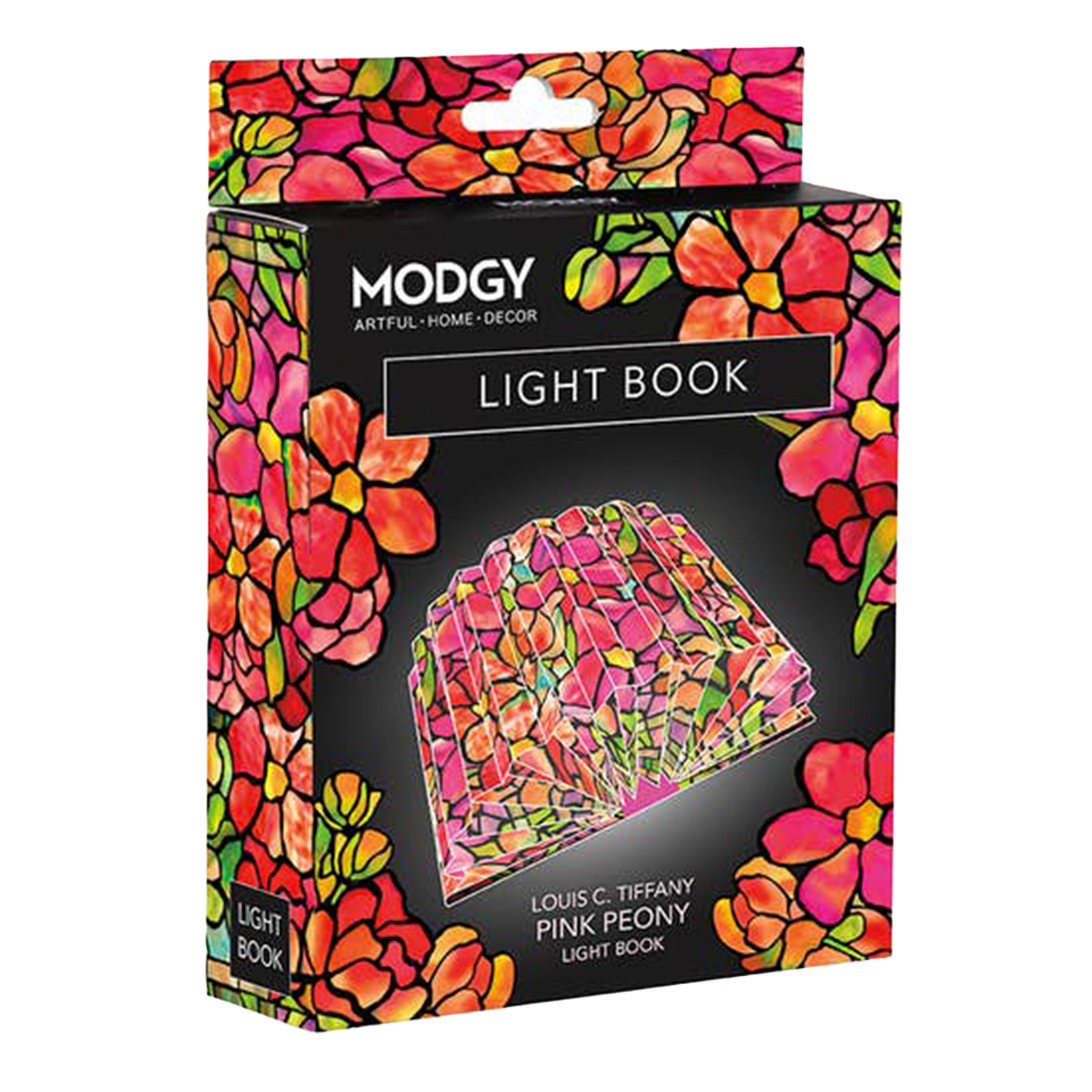 Tiffany Pink Peony Book Light