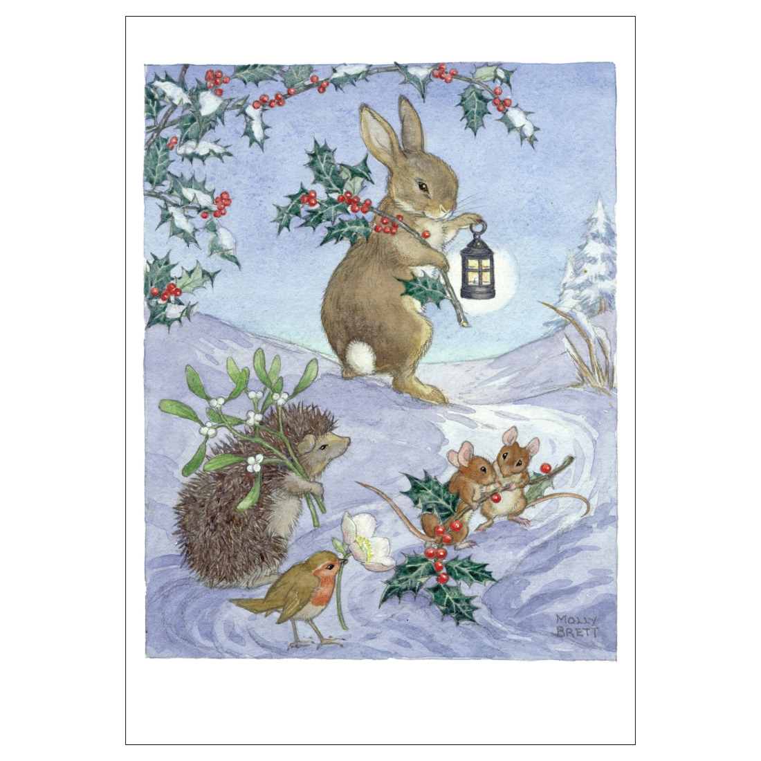 Molly Brett: Christmas Animals Small Holiday Cards