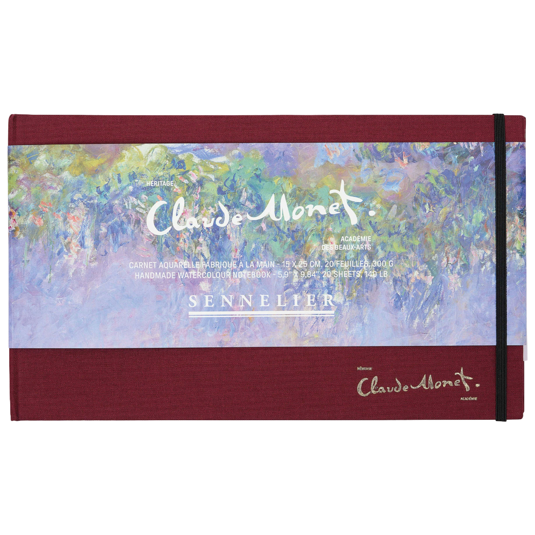 Monet Large Watercolor Notebook