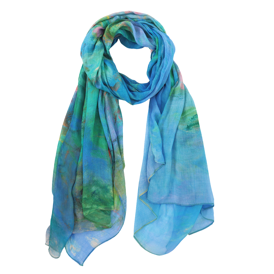 Monet Water Lilies Scarf