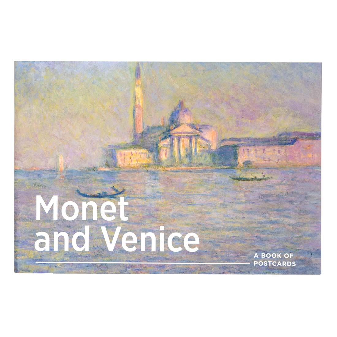 Book cover of 'Monet and Venice' with a painting of a Venetian scene.