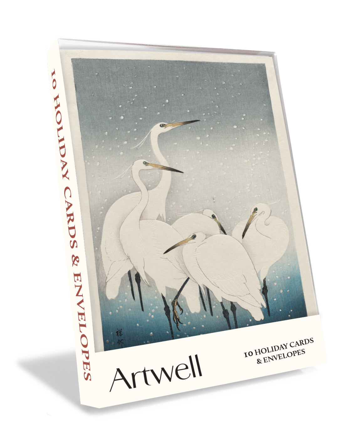 Herons in the Snow Holiday Cards