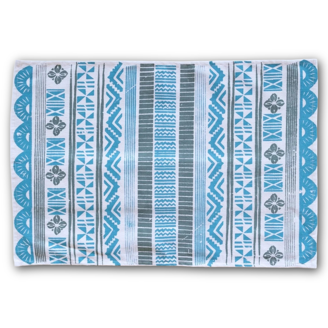 Handprinted Tapa Tea Towel