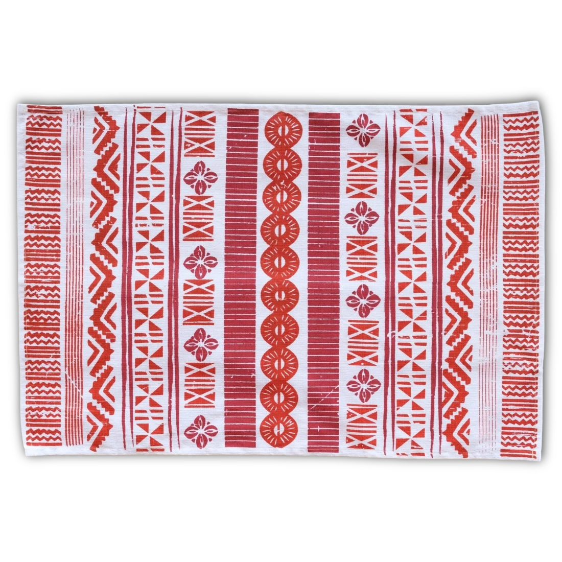 Handprinted Tapa Tea Towel
