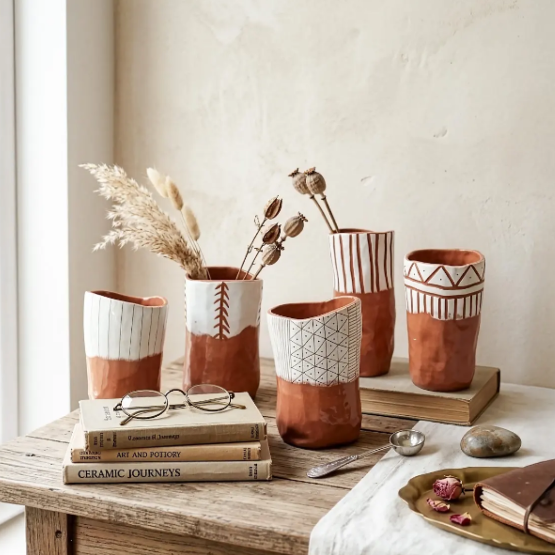Nomade Amazigh Ceramic Vase