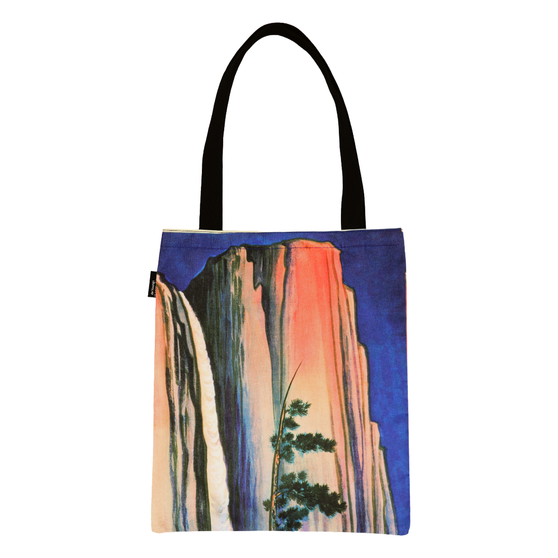 Obata Evening Glow At Yosemite Waterfall Tote Bag