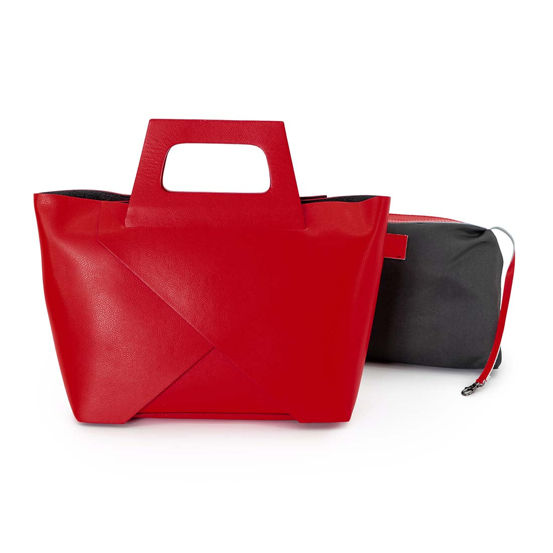 Red Bassano Italian Leather Bag