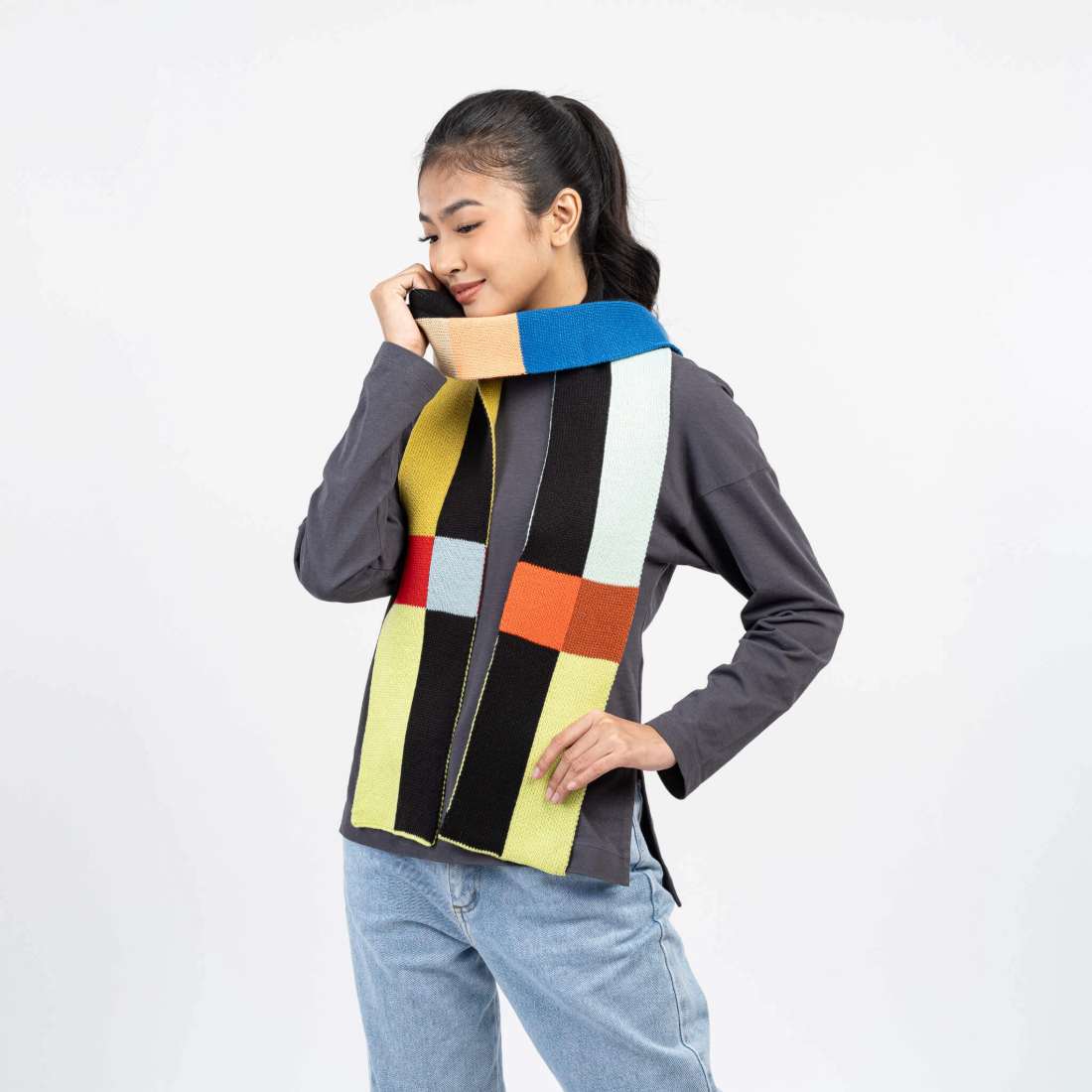 Chroma Skinny Scarf