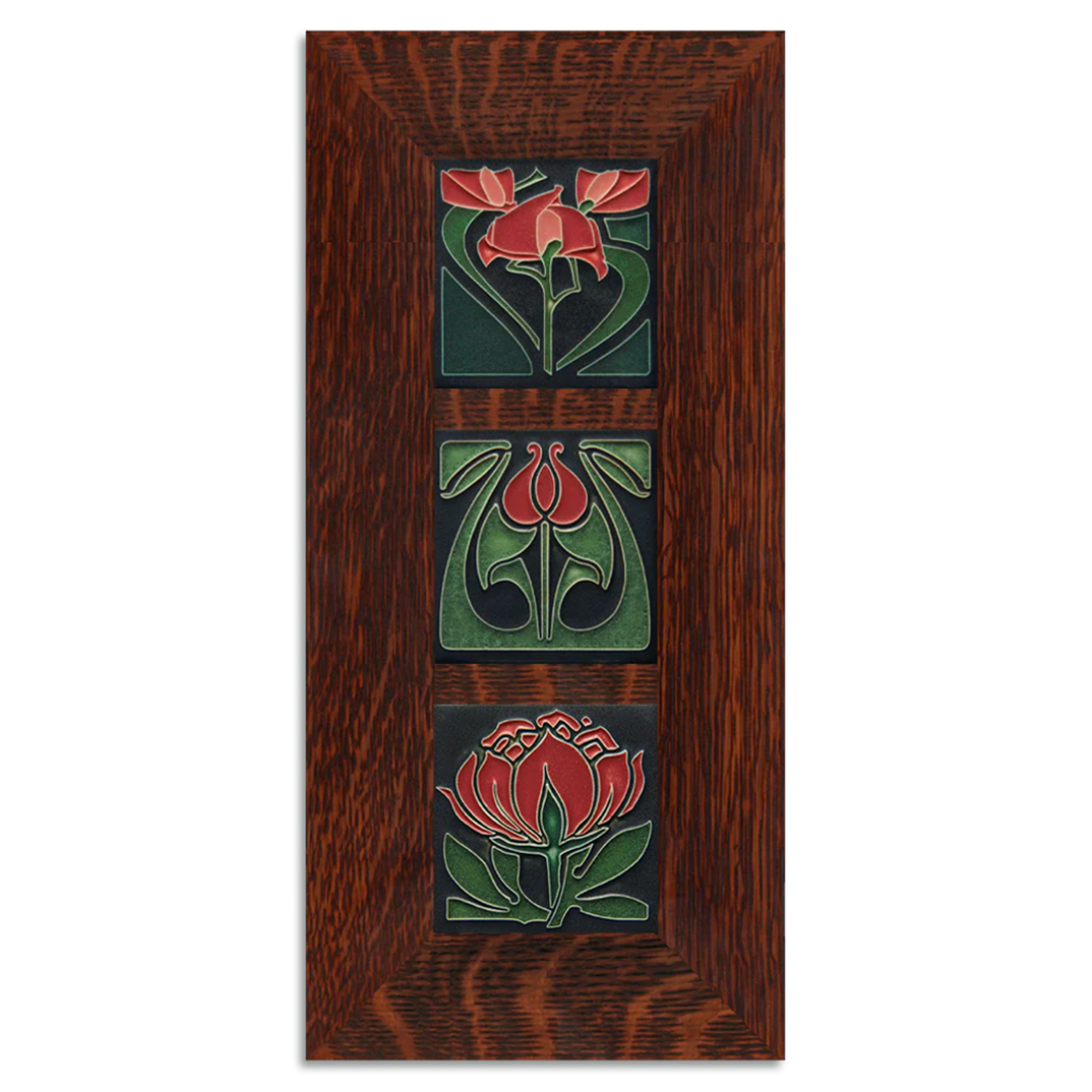 Peony Tulip Freesia Framed Tile Set