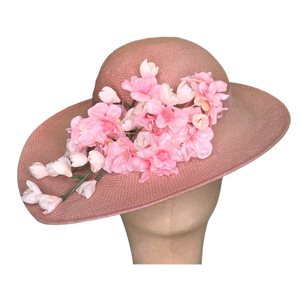 Pink Floral Hat - de Young & Legion of Honor Museum Stores display picture 3