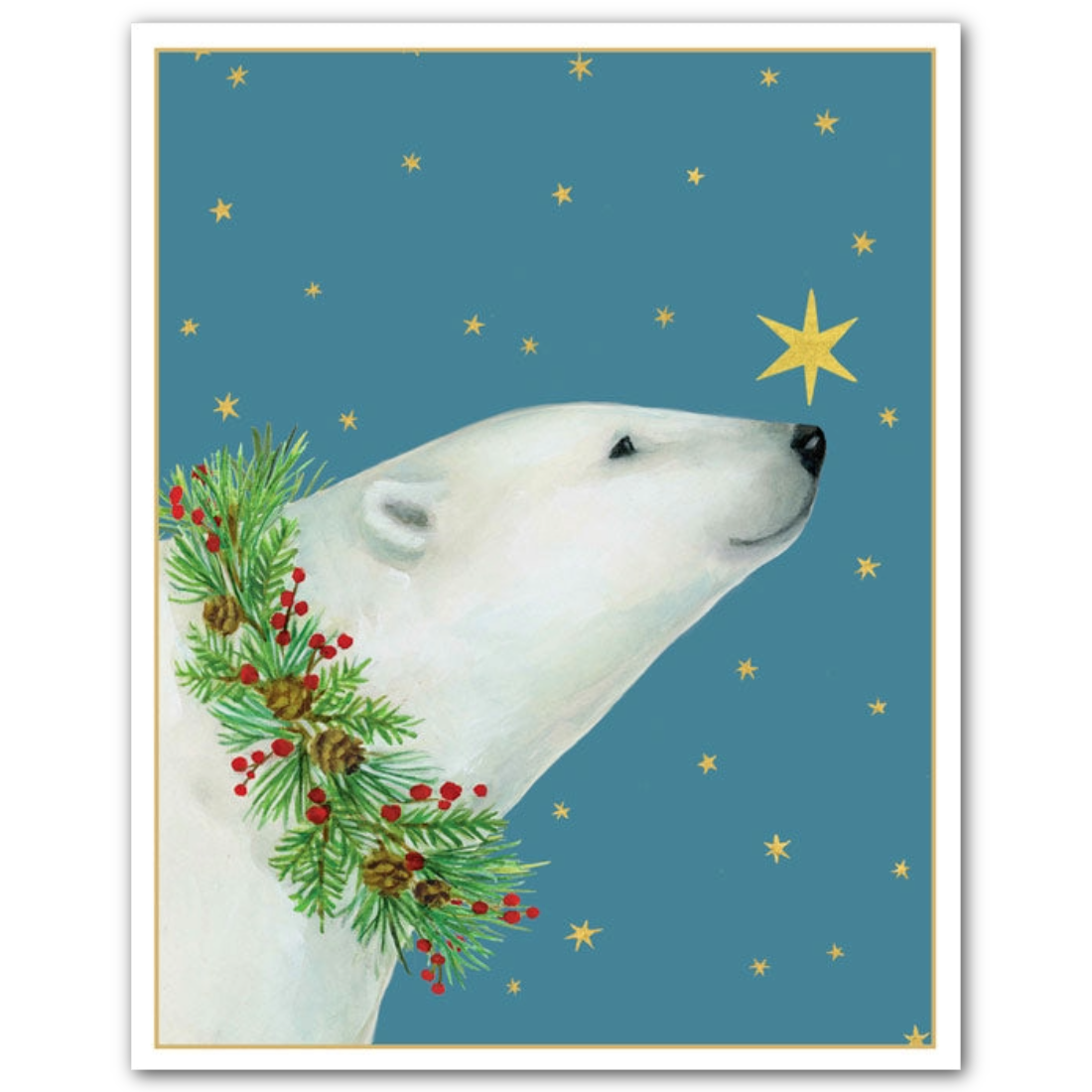 Polar Bear & Star Boxed Cards